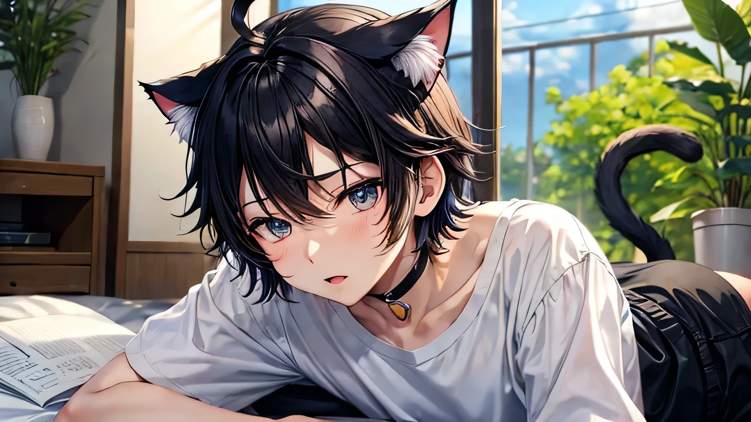 Cat ear　boy　15歳Boy　Boy　male　Cat ear boy