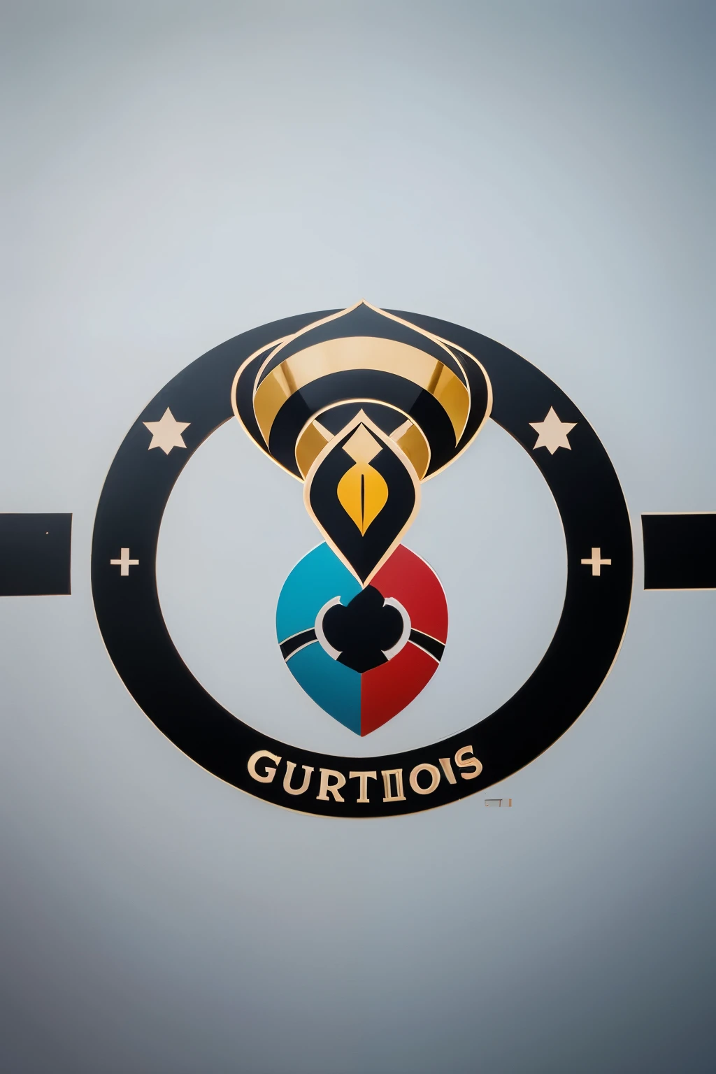 make a game theme logo: health guardians