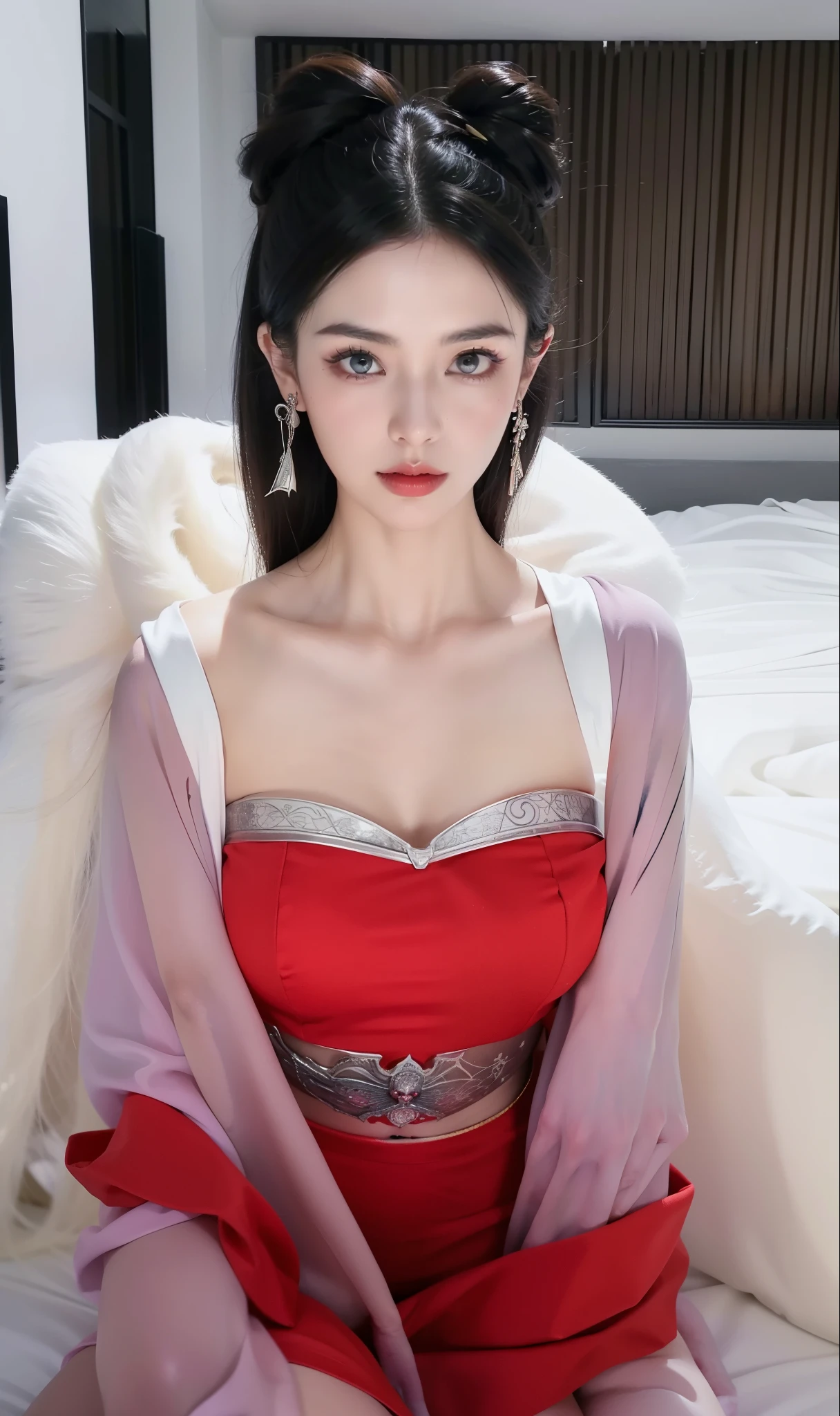 Detailed image quality,Witch Pandora,wing, Succubus Theme,堕落Angel,Excellent,scary,Secret Terror,Tentacles,With eyes,Uncanny Valley Effect,Blood Moon,skeleton,vampire,Hellfire,Dark Queen,Angel,magician magic witch,16岁Angel,Eyes are blue(Pupils as deep as the starry sky),Gorgeous tattoo designs all over the body,tattoo queen,Gorgeous clothes(Rich in details),8K Ultra HD photos,哥特式vampire女王,Daji,wearing red skirt