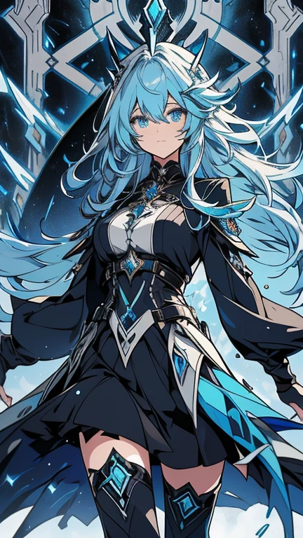 Certainly!
Name: Aurelia Stormcaller
Appearance: genshin impact,Aurelia has long, stormy hair streaked with silver and blue, reminiscent of lightning dancing across the sky. Her piercing azure eyes reflect her adventurous spirit, sparkling with curiosity and determination.
