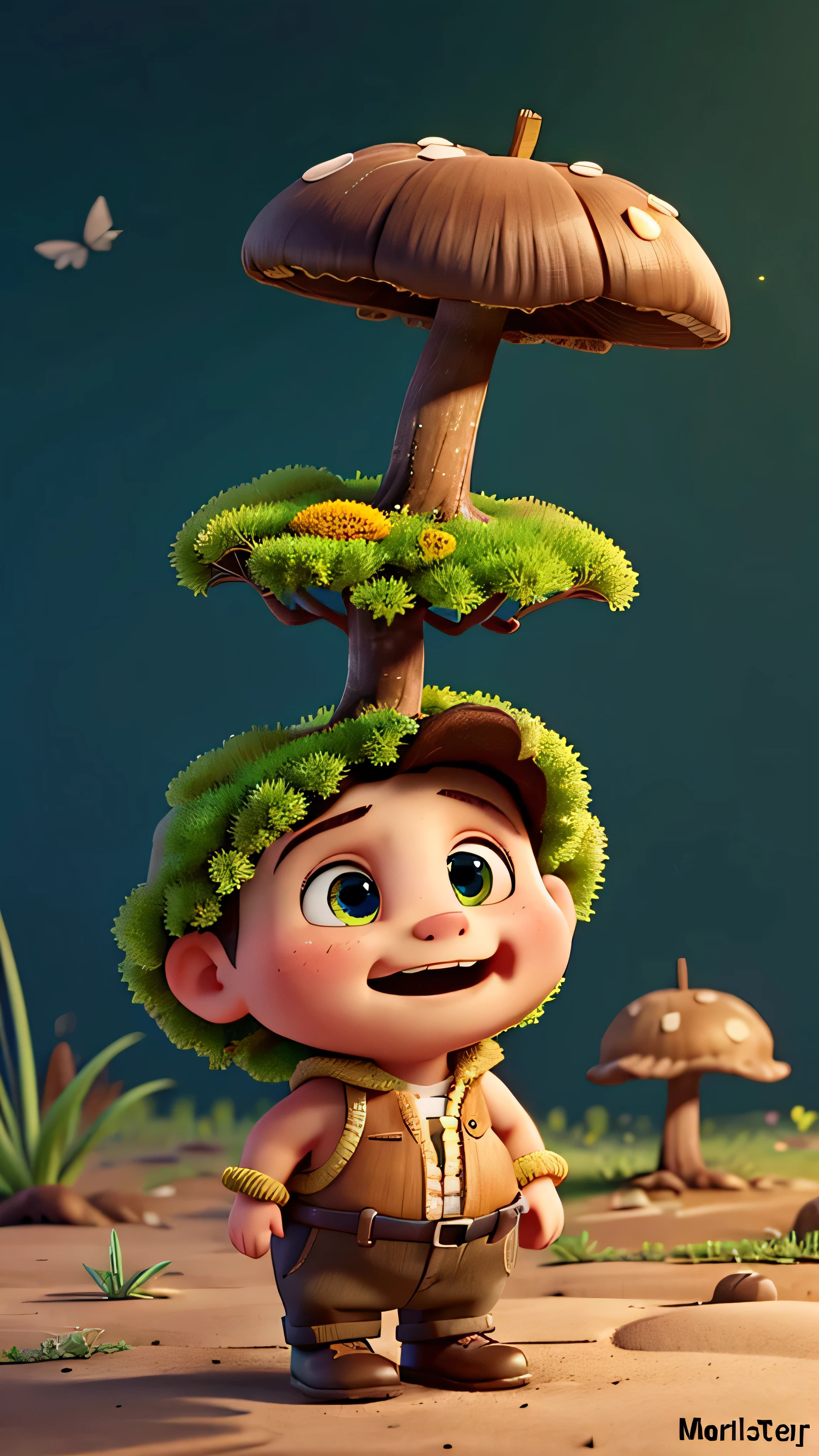 This small mushroom with courage and determination is called Miracle.