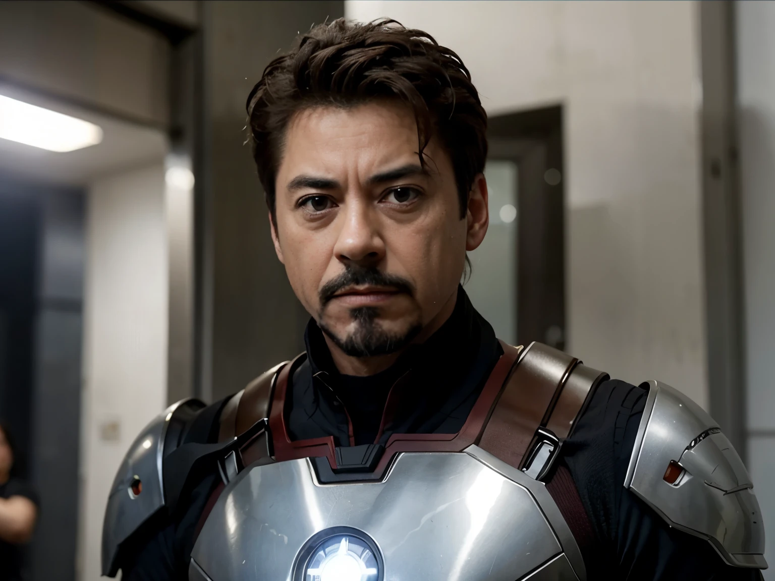 Tony stark ao lado de seu melhor amigo, prontos para a batalha.