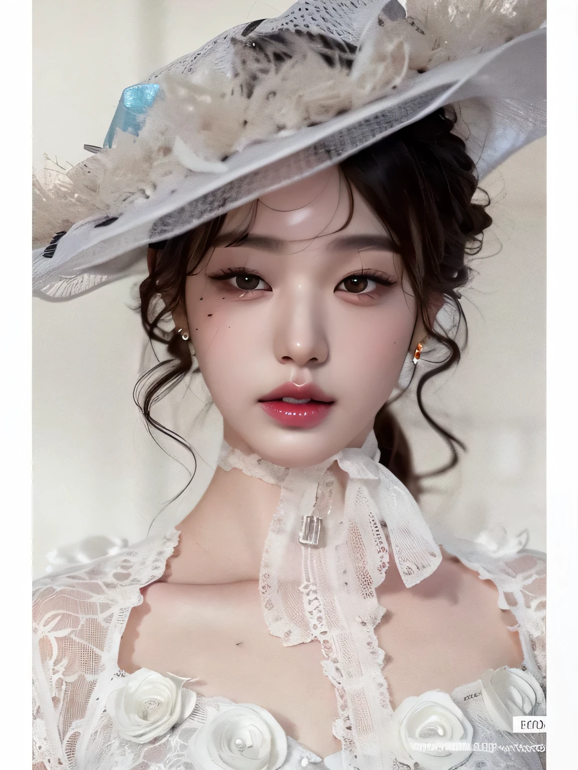 best best quality, master masterpiece, Super high resolution, (PhotoRealistic:1.4), RAW photo of, 1 Girl, an earring, jewellery, 1 Girl, BLACK HAIR, looking at the viewers, coffee shop,photorealestic,gigantic ,Undergarment