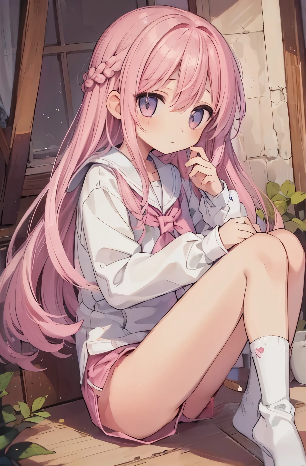 Pink shorts