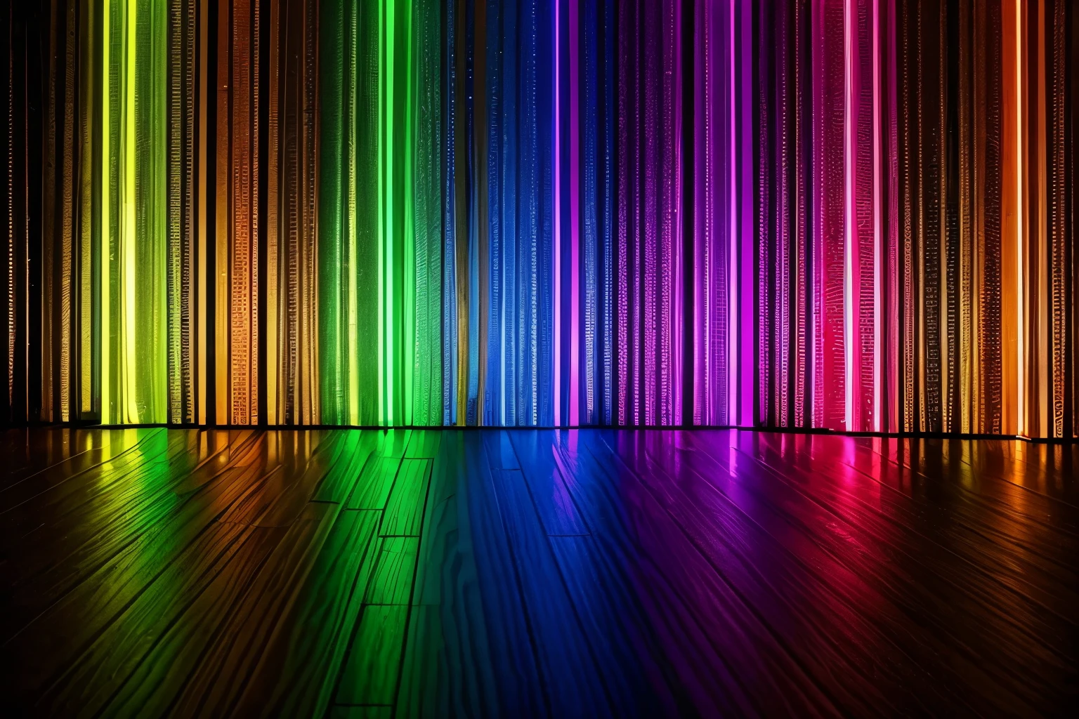 just make a colorful background with fascinating light