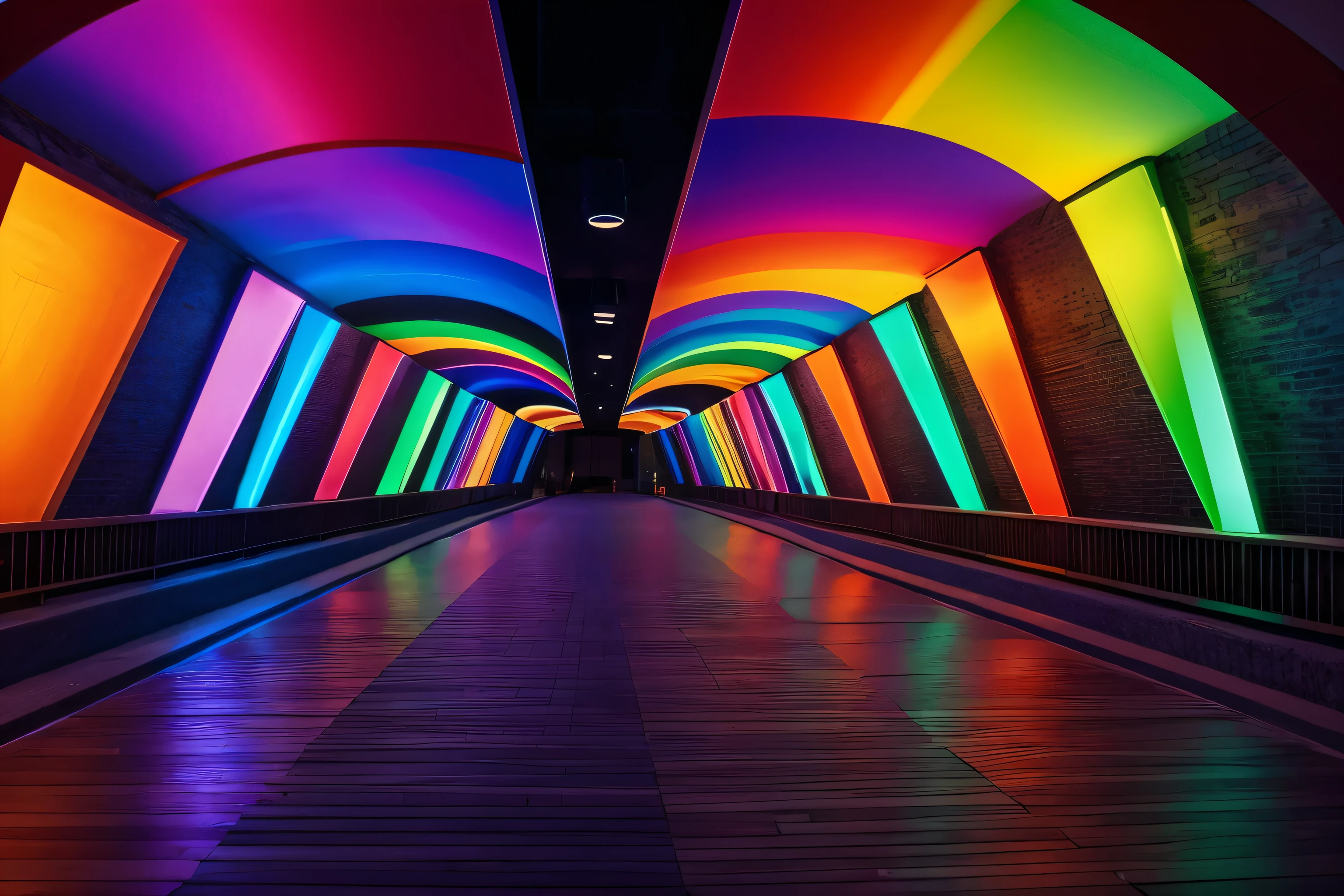 just make a colorful background with fascinating light