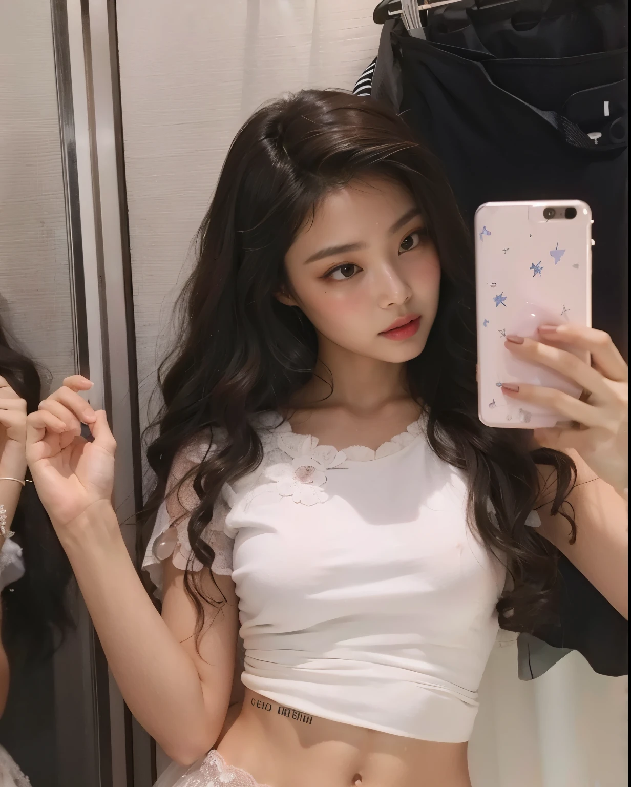 Jenny, 16K, Ethereal beauty, 16K maximum quality, maior qualidade, mais alta qualidade, Qualidade e detalhes mais perfeitos, Rosto perfeito e beleza
