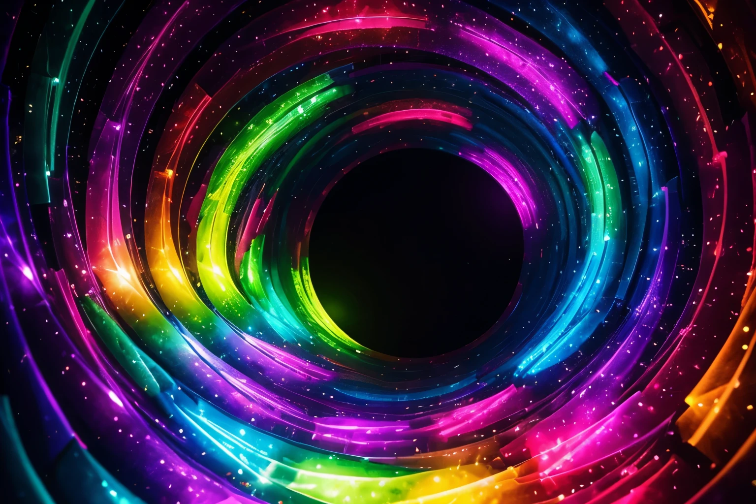 just make a colorful background with fascinating light