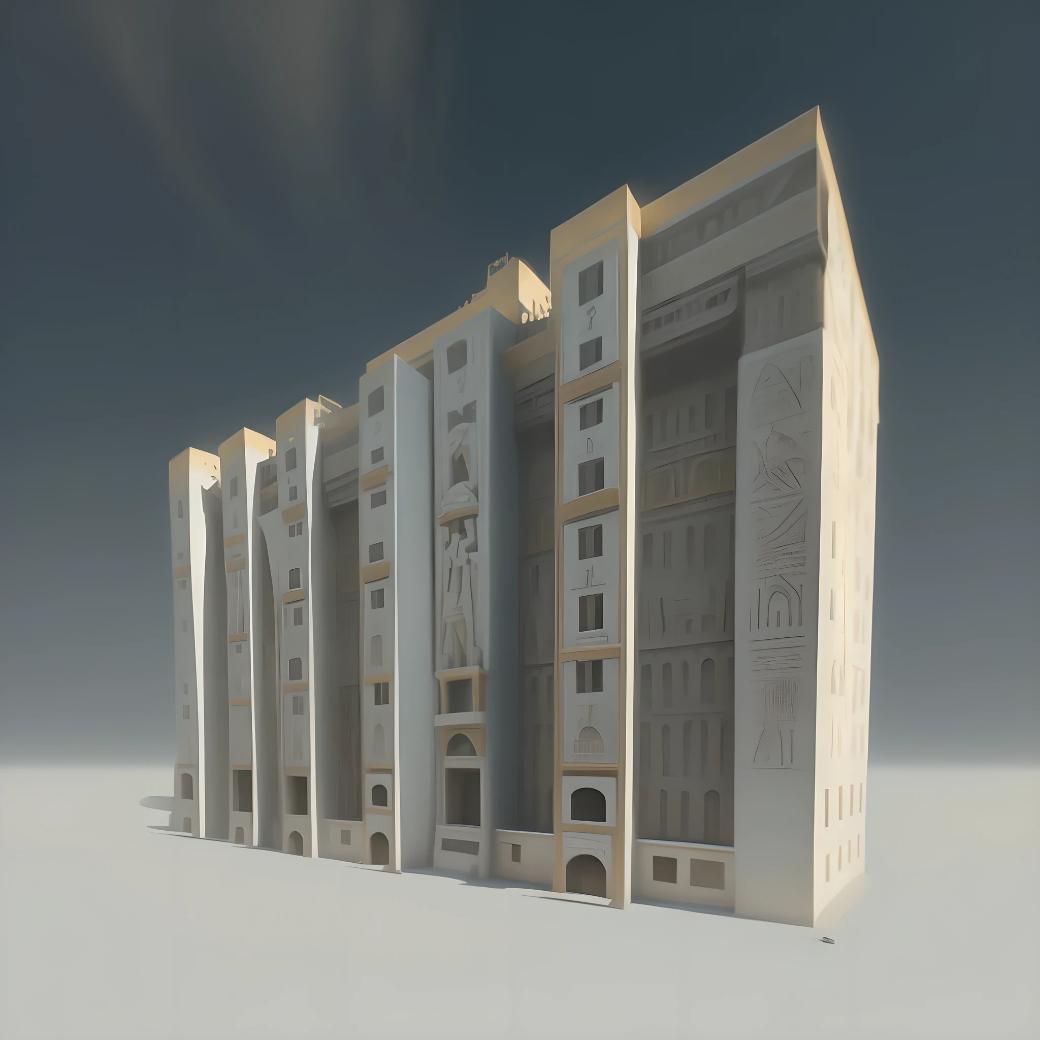 "Imagine a world where ancient Egypt's grandeur collides with modernity. Craft a scene that captures the essence of Pharaonic style in a contemporary setting. Incorporate sleek skyscrapers adorned with hieroglyphic motifs, high-tech gadgets with a touch of ancient mystique, and fashion that seamlessly blends traditional Egyptian garb with cutting-edge designs. Let the Nile flow through the bustling metropolis, echoing whispers of the past amidst the vibrant pulse of the present."