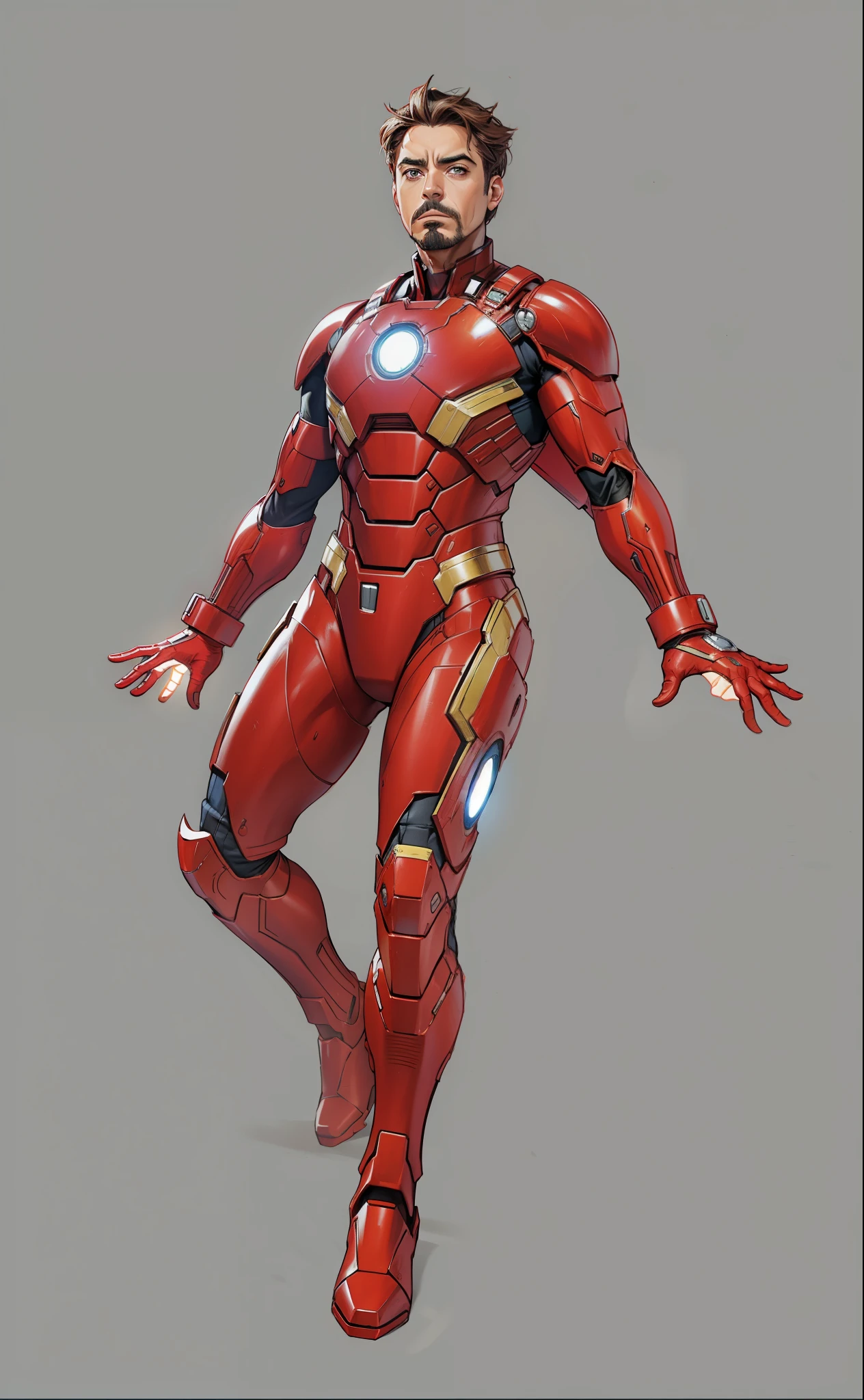 Homen de Ferro, Robert Downey Jr, extremamente realista, muito bonito, voando, armadura metalica.