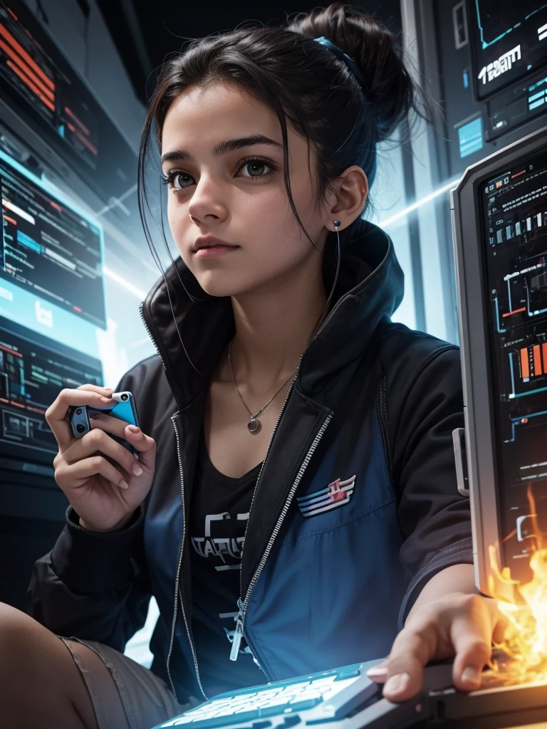 Uma garota de *******, hacker and rebel technology expert who fights against oppressive systems and for freedom of information.
