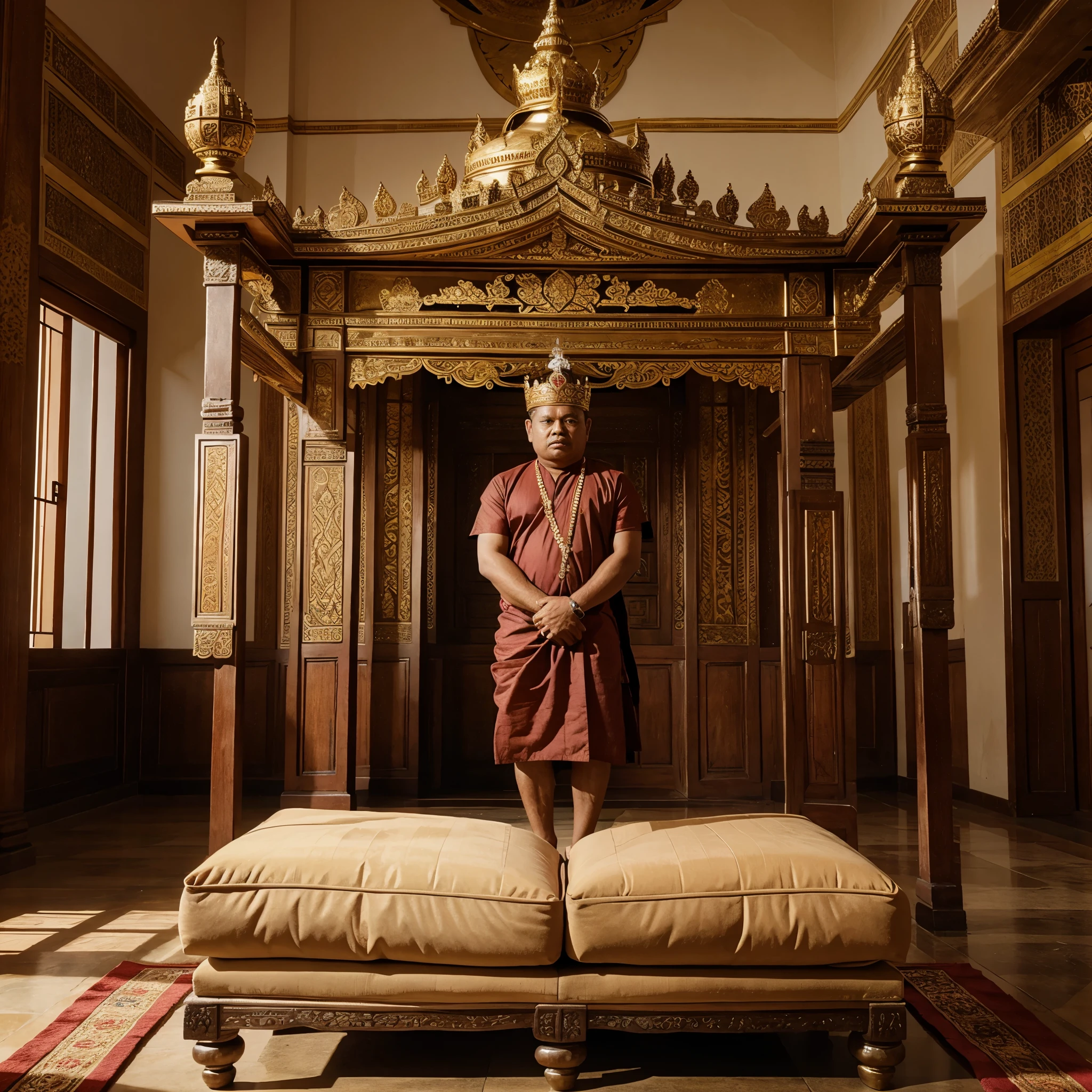 King of Tarumanagara in the palace hindu Kingdoms