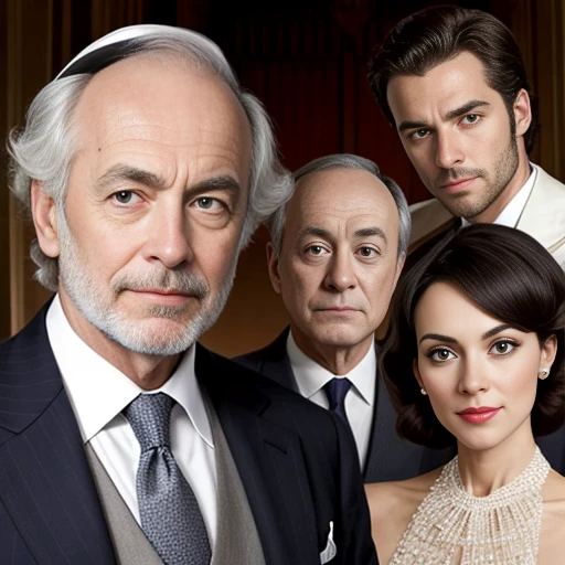 photo of jew tycoons focus on the characters' faces