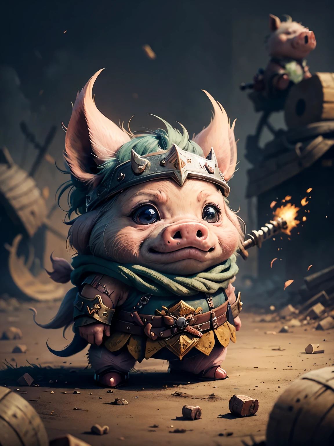 Little pig warrior 