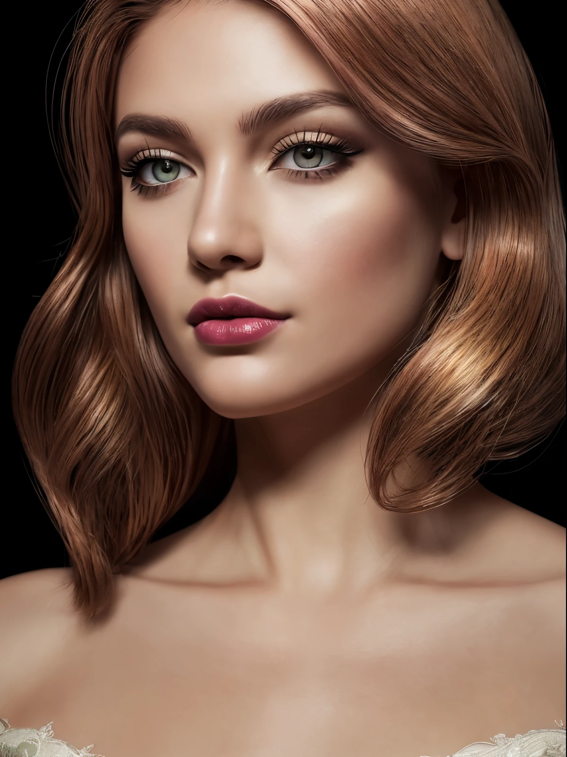 (Best quality,8K,A high resolution,Masterpiece:1.2, DSLR, 16k ),Ultra-detailed,(Realistic,Photorealistic,photo-realistic:1.37),Portrait, Creative style artwork, Historical, classical, Sophisticated, plethora of colors ,Highly detailed, Soft lighting, luxurious environment , black dress, there is young woman , girl wearing a red classy royal dress, performing a music video, slim fit (oval perfect shape, asymmetrical face structure, perfect proportion, almond eye type, hazal eye color, detailed eyes, yellow hair color, 34 inch breasts, hourglass figure, slim body, pale white skin tone ,sexy girl, 22 years old, soft wavy hair, looking away, attitude expression, professional makeup, pink lips)