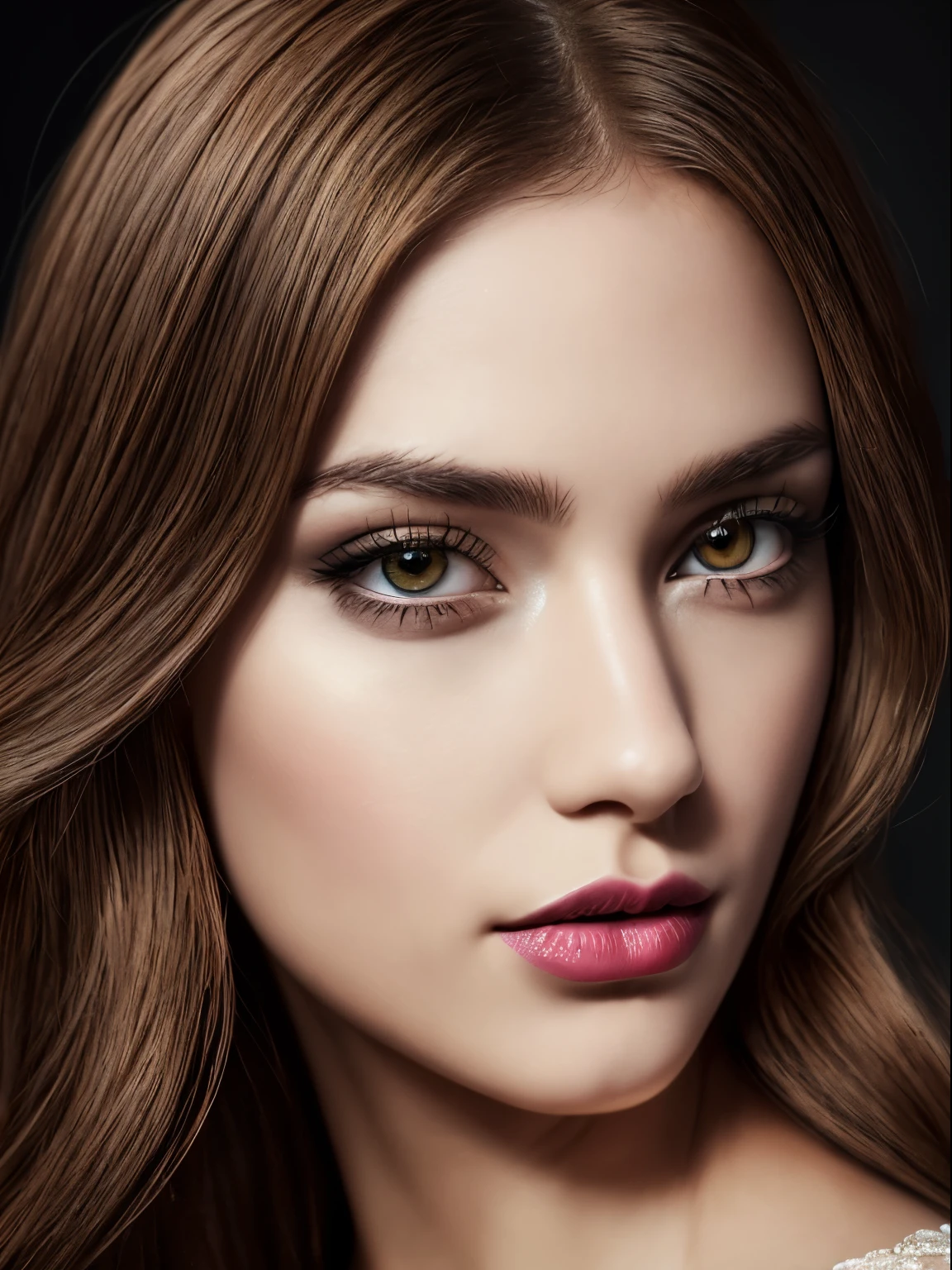 (Best quality,8K,A high resolution,Masterpiece:1.2, DSLR, 16k ),Ultra-detailed,(Realistic,Photorealistic,photo-realistic:1.37),Portrait, Creative style artwork, Historical, classical, Sophisticated, plethora of colors ,Highly detailed, Soft lighting, luxurious environment , black dress, there is young woman , girl wearing a red classy royal dress, performing a music video, slim fit (oval perfect shape, asymmetrical face structure, perfect proportion, almond eye type, hazal eye color, detailed eyes, yellow hair color, 34 inch breasts, hourglass figure, slim body, pale white skin tone ,sexy girl, 22 years old, soft wavy hair, looking away, attitude expression, professional makeup, pink lips)