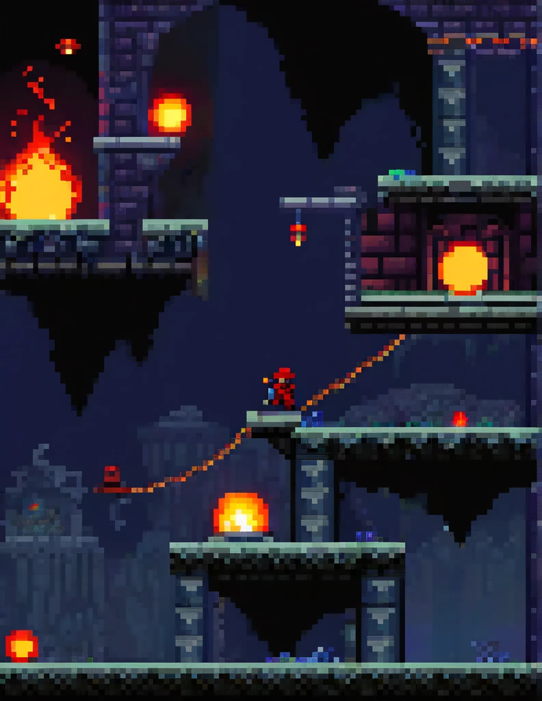 generate image prompt
{
  "style": "cinematic",
  "quality": "maximum",
  "details": "advanced",
  "gameType": "2D platformer",
  "genre": "Metroidvania",
  "elements": ["stones", "rivers of fire", "chests", "leathers"],
  "gameplay": ["platforming", "side-scrolling"],
  "features": ["to be implemented"],
  "background": ["simple", "dark"],
  "objective": "Create a challenging, fun, and immersive level design",
  "theme": "The circles of hell from Dante Alighieri's 'Divine Comedy'",
  "obstacles": ["obstacles", "enemies"]
}