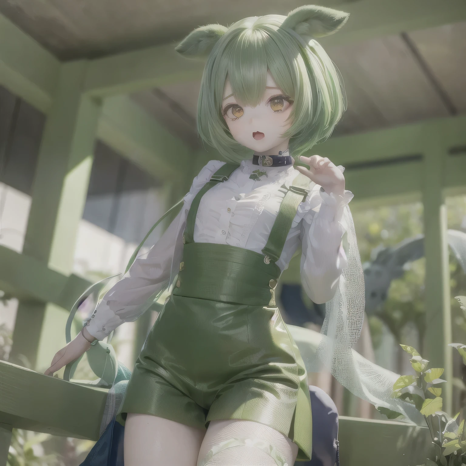 Detailed prompts for generating high quality images using the stable diffusion method are、、:
"(((city))), (Digital Art:1.1, High resolution, masterpiece:1.2), (Bright colors), (Confident expression), ((((a bit)))) letter, (Green Hair), (Open your mouth), (nude) A girl with a distinctive hairstyle and a body like zunda, (Confident expression), ((((a bit)))) letter, (Green Hair), (White blouse), ((((8. A relaxing space surrounded by greenery))))) Proud face"