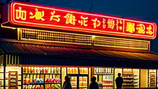 Countryside summer festival、Opening a store、firework、The kids