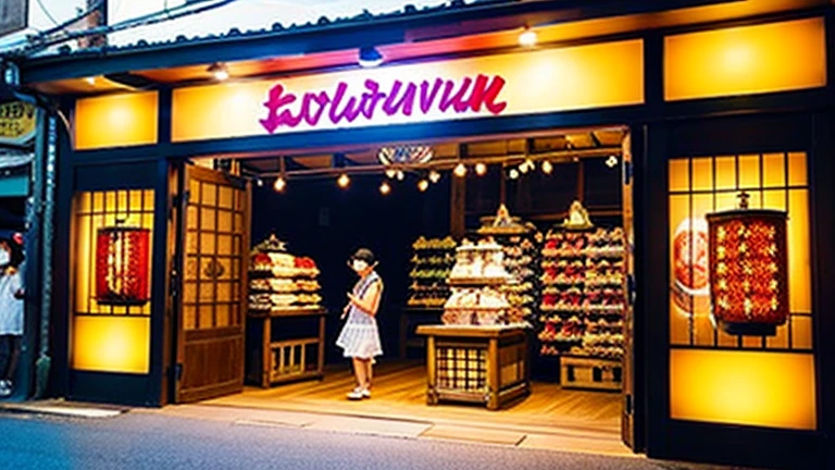 Countryside summer festival、Gion Festival、Opening a store、firework、The kids
