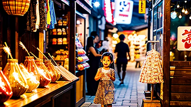 Countryside summer festival、Gion Festival、Opening a store、firework、The kids