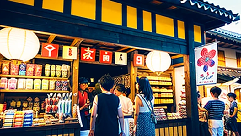 Countryside summer festival、Gion Festival、Opening a store、stall、firework、The kids、Tora-san、Torajiro Kuruma