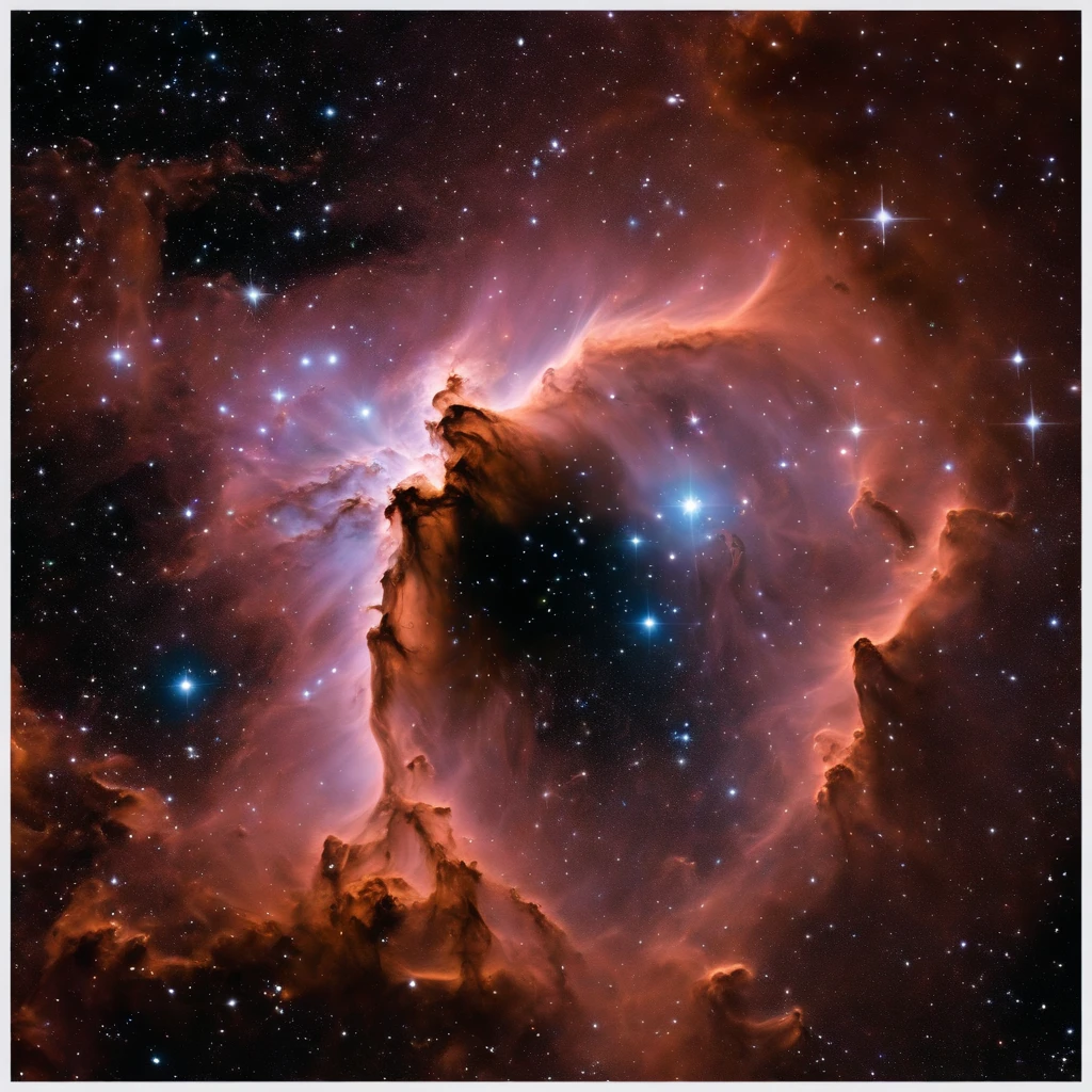Realistic fantasy photo of outer space, the most beautiful star nebula close up,
Stunning beauty breathtaking,
Best picture quality