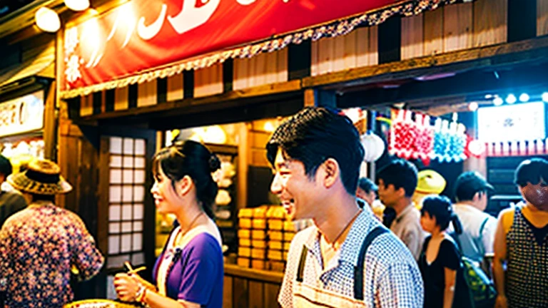 Countryside summer festival、Gion Festival、Opening a store、stall、firework、The kids、Tora-san、Torajiro Kuruma、Atsumejing、Tekiya、Toraya、Dumpling shop