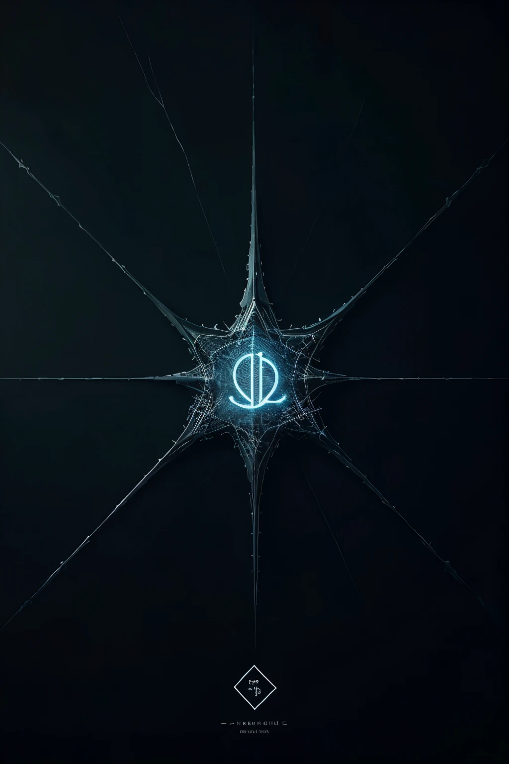 S-shaped typography logo,planar format, Highest priority description,synaptic neuron reference