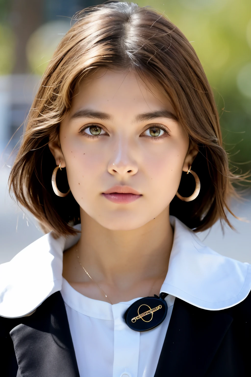 Mrs. Santa Claus, (Obra maestra), mejor calidad, ojos expresivos, cara perfecta, Beautiful lighting, dramatic, escala de colores, Canon50, tiro de glamour, High Definition, con hermoso collar de perlas escarlatas en el cuello y unos aretes colgantes en forma de marihuana, con lentes redondos circulares
