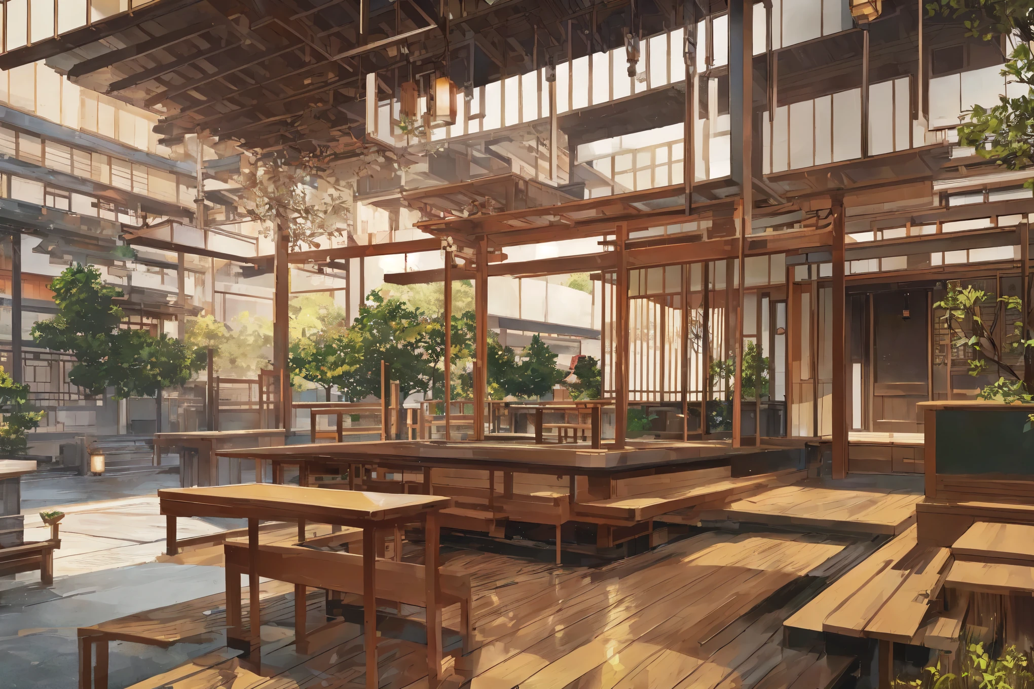 Japanese style cafe