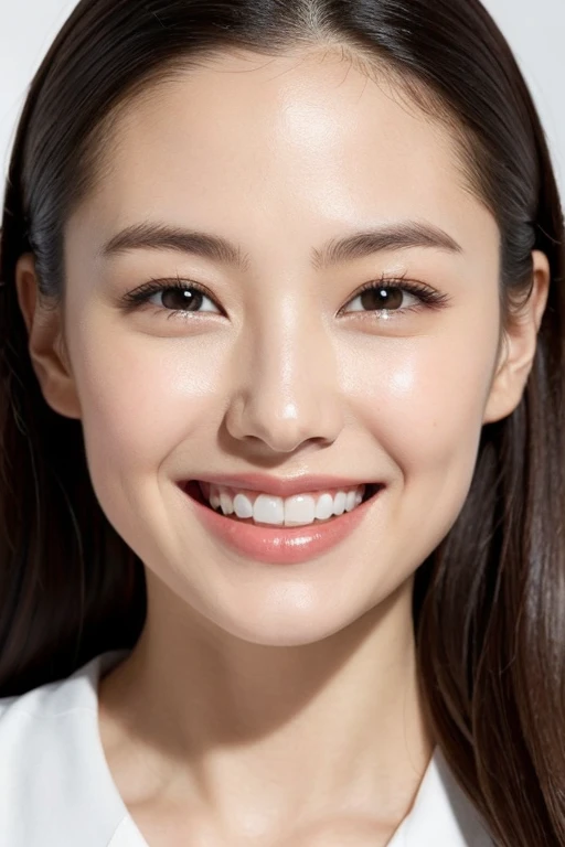 Smooth, Flawless skin, Radiant的肤色, Silky touch, Uniform texture, flawless, Radiant, Young face, Skin is soft and elastic, Non-porous, Perfect skin tone, Porcelain complexion, velvety Smoothness, Skin hydrated and fresh, Natural Beauty, healthy、Vibrant skin, Smiley Face,Squinting smile,Lovely smile
