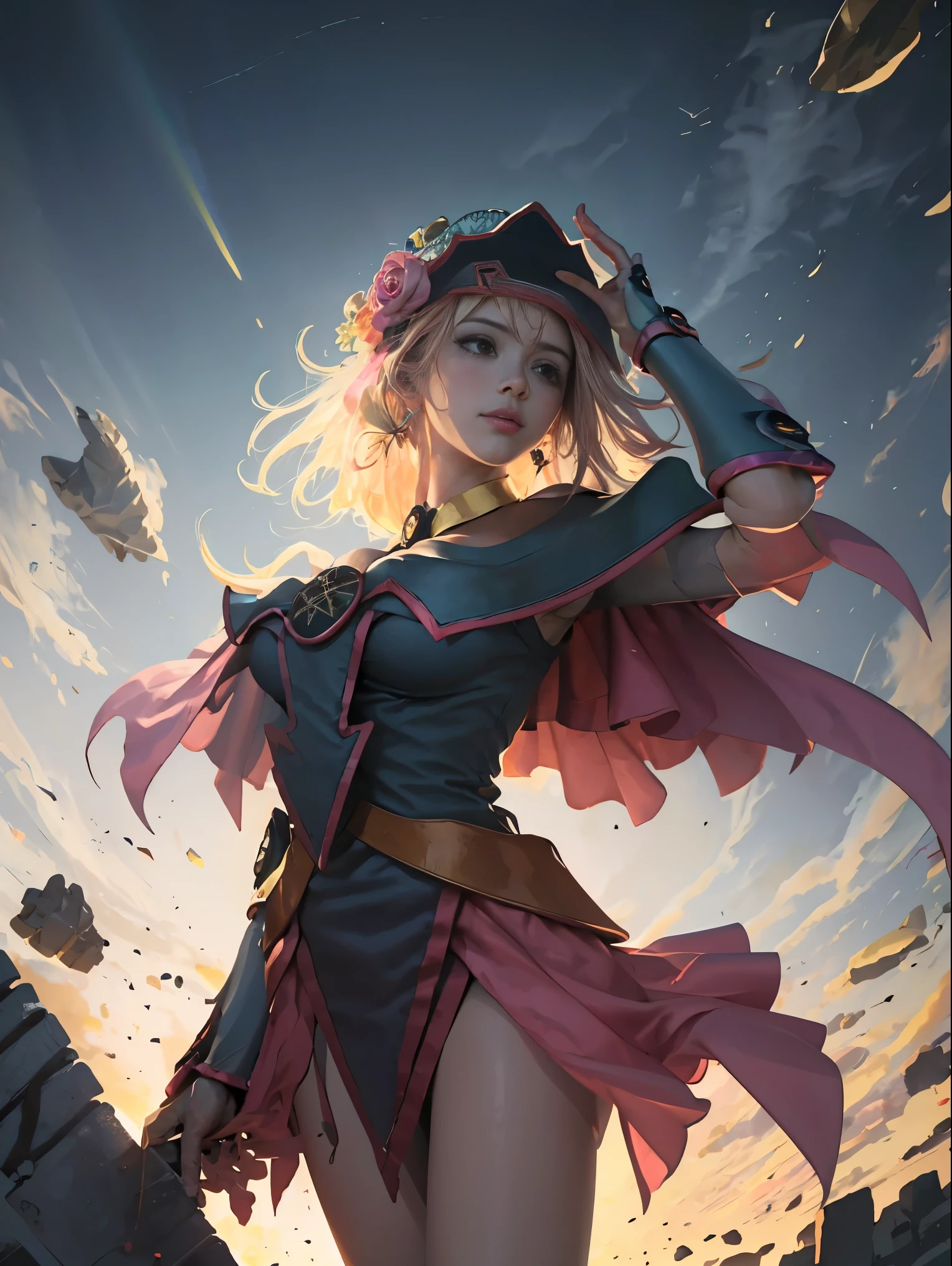 arte oficial, fondo de pantalla de unidad 8k, ultra detallado, hermoso and aesthetic, hermoso, Obra maestra, mejor calidad, (zenenredo, mandala, enredo, enenredo), (flower ???????:1.2) dynamic angle, tiro de vaquero, the most hermoso form of chaos, elegant, a brutalist designed, colores vivos, romanticismo, atmospheric