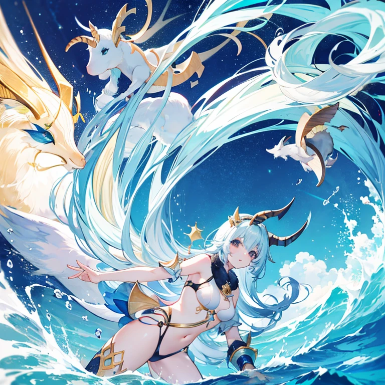 Sea-Goat, Goat-Fish, Capricorn.