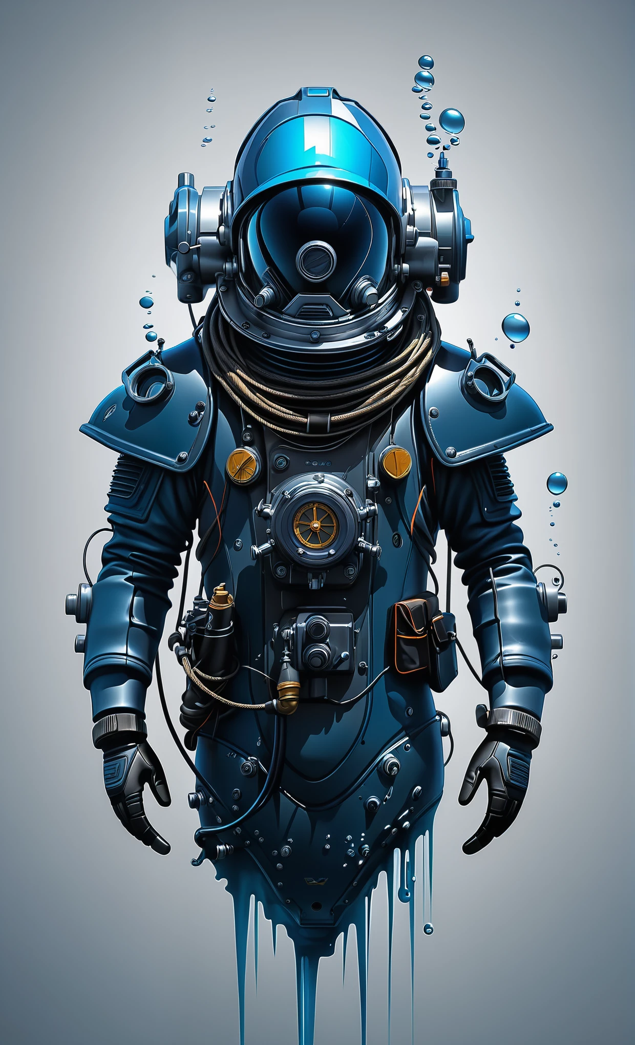 Nazare Nautica vol.2 - Fishing cutters and deep divers, by Luis Duarte, Nanopunk, blue shading, Nazare style, Element Water, Mythpunk, Graphic Interface, Space Art, Sci-Fic Art, Dark Influence, NijiExpress 3D v3, Kinetic Art, Datanoshing, Oilpainting, Ink v3, Splash style, Abstract Art, Abstract Tech, Cyber Tech Elements, Futuristic, Epic style, Illustrated v3, Deco Influence, AirBrush style, drawing