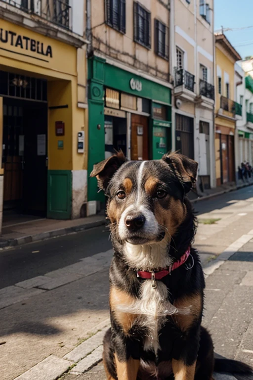 nota cedula com cachorro no centro