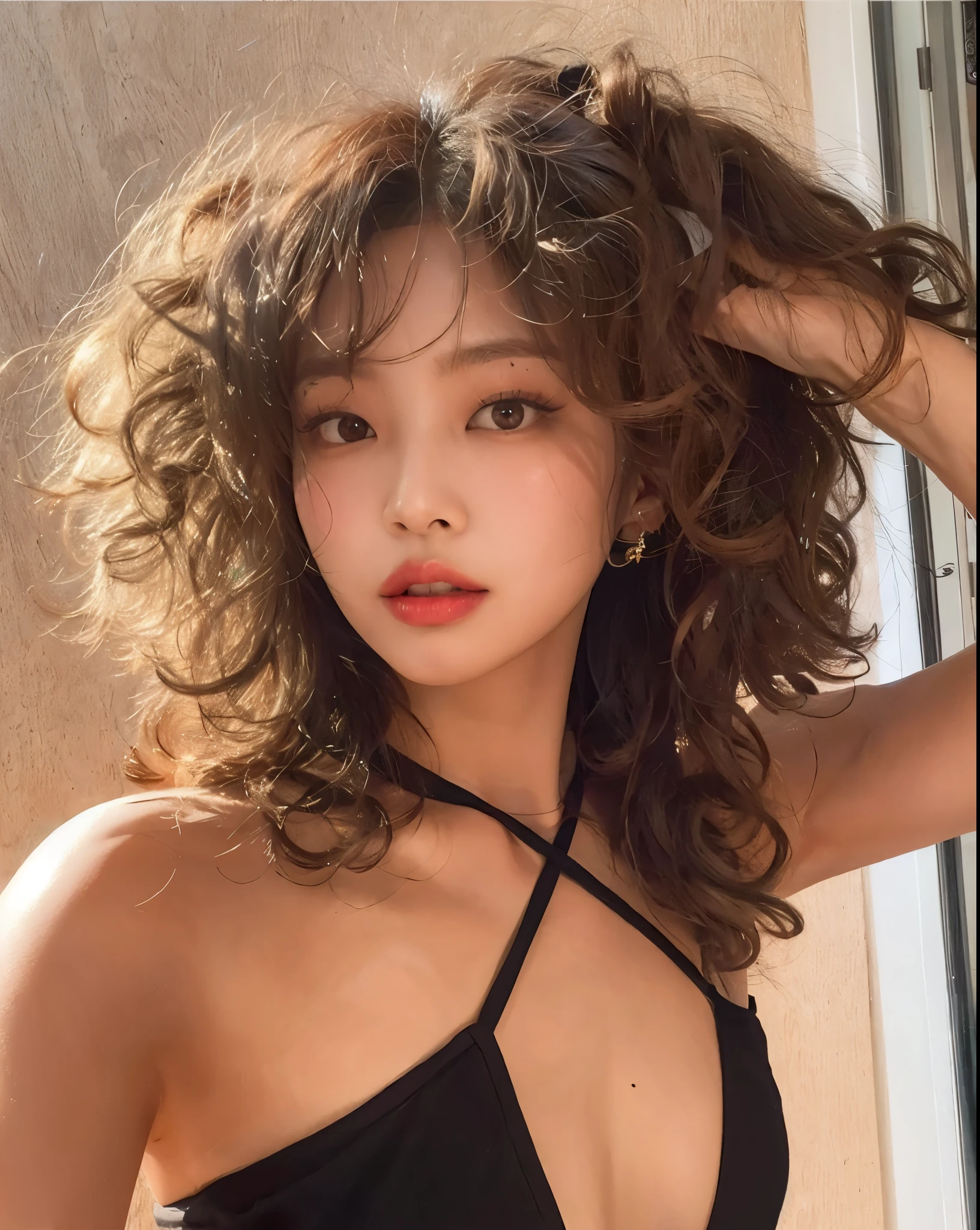 Jennie Kim do Black pink, ultra retrato, HD, 8K.