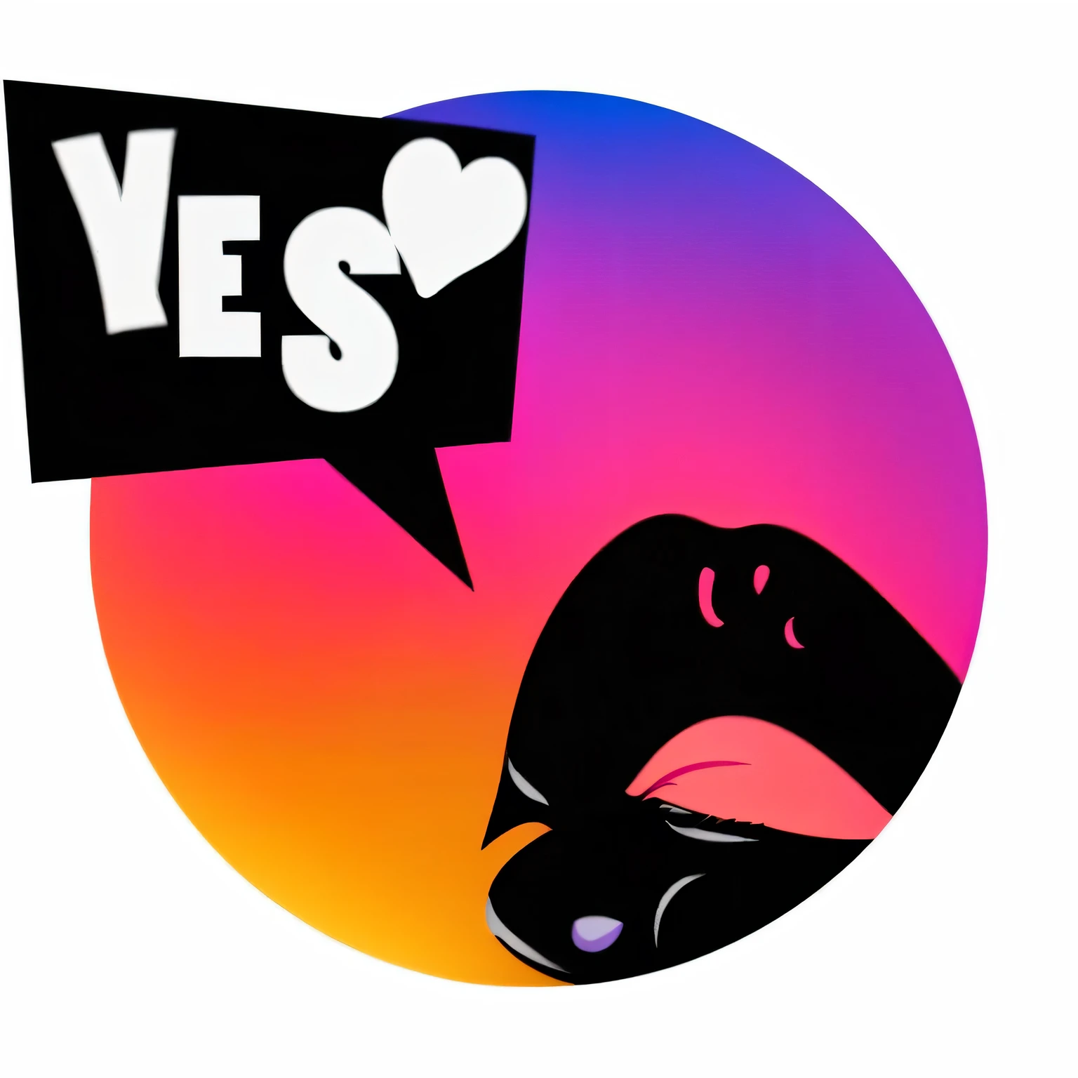 there is a black and white picture of a person holding a cell phone, yes, 🐋 as 🐘 as 🤖 as 👽 as 🐳, dating app icon, 💋 💄 👠 👗, telegram sticker design, with instagram filters, inspired by Milton Glaser, featured on instagram, telegram sticker, kiss, instagram picture, yo ), yeah