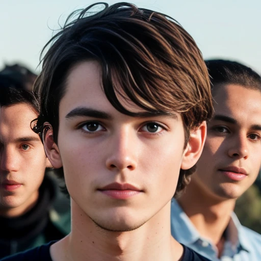 photo of young Australian man focus on characters' faces