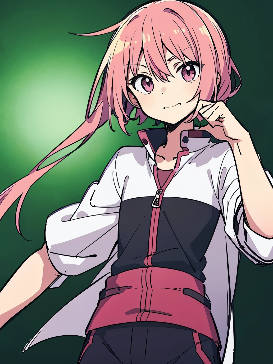 boy,Pink Hair,high quality,Anime Style,Upper Body