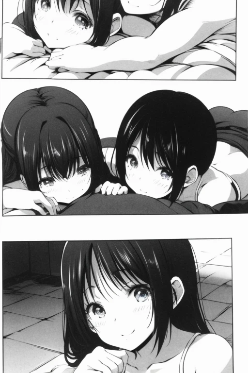 masterpiece, highest quality, One Girl, Thighs, beautiful girl, Flowers, Lots of small petals, Small waist, Large Breasts、RAWphotograph,Face Light, Ultra-realistic, High resolution, photograph, Sharp focus, Highly detailed eyes and face,Symmetrical face、Just got out of the bath、Sleep on your back、Lying down、Embarrassing、Happy expression、Spread your legs、Knee Up