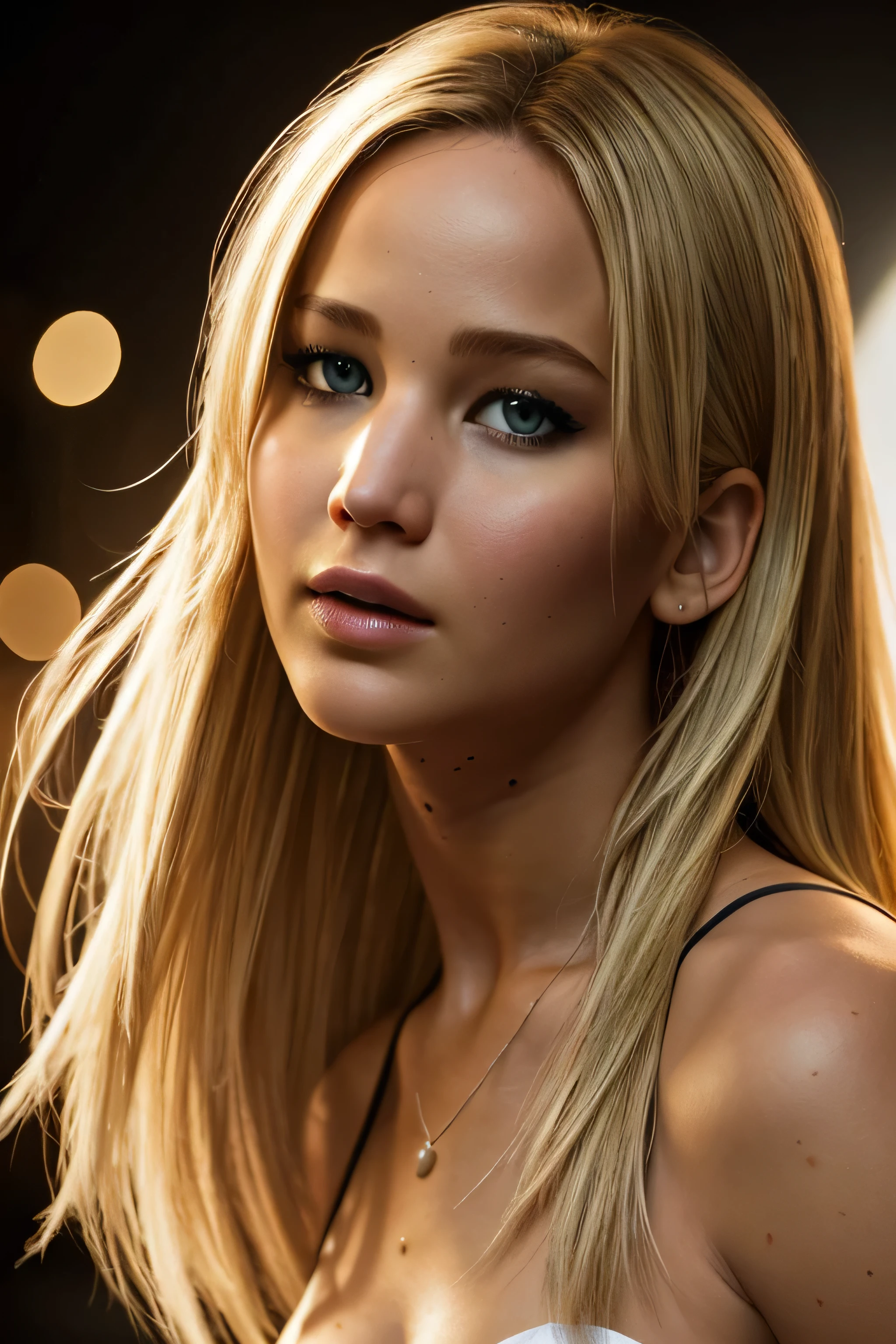 Jennifer Lawrence,blonde,long hair, pechos grandes, dynamic pose, 3D, (8k), textura detallada,(hiperdetallado), (photo realista), cinematographic light, cinematographic action, Muy detallado, realista, isometric, cuerpo completo, En el marco de, driven expression, tema oscuro, (extremadamente detallado eyes), detailed symmetric realista face, extremadamente detallado natural texture, Obra maestra, extremadamente detallado, Asombroso, buen detalle, Colores ricos, hyper realista lifelike texture, dramatic lighting, Motor irreal, trend at the art station, photo realista, foto cruda, alta calidad, high resolution, Sharp focus, extremadamente detallado, cinematographic lighting, 8k, High Definition, cinematographic, neopreno, Motor irreal 5, ultra Sharp focus,full body