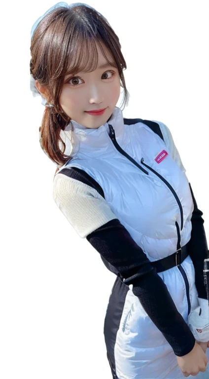 An innocent 20-year-old girl、((White tank top, Dramatic Pose)),smile,BREAK (Spacecraft control room background):2,、BREAK RAW Photos, (8k、highest quality、masterpiece:1.2)、(Intricate details:1.4)、(Photorealistic:1.4)、Octane Rendering、Complex 3D rendering with ultra-detail, Studio Soft Light, Rim Light, Vivid details, Super Detail, Realistic skin texture, Detailed aspect, Beautiful details in the eyes, Highly detailed CG Unity 16k wallpaper, compensate, (Detailed Background:1.2), Glowing Skin, whole body、(astrovest):2,(black long sleeves):5,((Standing with hands behind back、Leaning forward、Angle from above))
