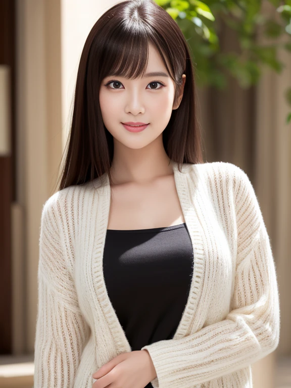 Beautiful woman in white dress, (masterpiece)、(highest quality:1.5)、(16kのwallpaper:1.2)、(Photorealistic:1.2)、(Ultra-detailed:1.2)、(超A high resolution:1.2),Healthy thighs、Narrow waist、Big ass、(Beautiful legs)、(Surreal), (figure), (High resolution), (Very detailed), (best figure), (Beautiful fine details),(Sharp focus), (Professional), (Realistic), (Post-processing), (maximum detail),Roughness, (highest quality), (Very detailed), (masterpiece), (wallpaper), (Detailed face),Beautiful realistic face,(Anatomically correct body)、((1 female:1.4))、Realistic far looking eyes、Realistic Skin、美しいBlack Hair、Super Beauty、(Small chest:1.4),Sharp focus:1.2,Pretty woman with perfect figure:1.4,The best smile、(from the front:1.5)、 Natural color lip,Black Hair、Even bangs,27 years old、Long hair or bob hair、In the great outdoors、