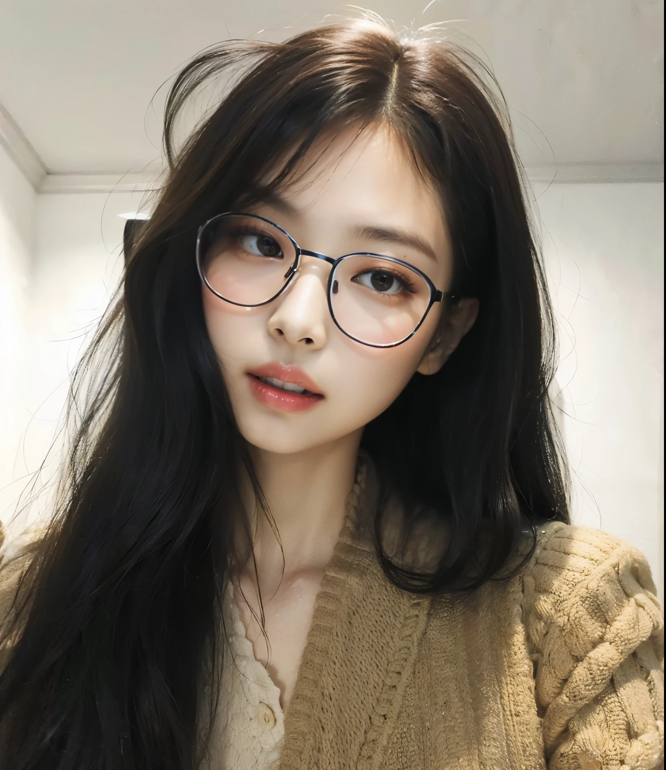 Jenny, 16K, Ethereal beauty, 16K maximum quality, maior qualidade, mais alta qualidade, Qualidade e detalhes mais perfeitos, Rosto perfeito e beleza