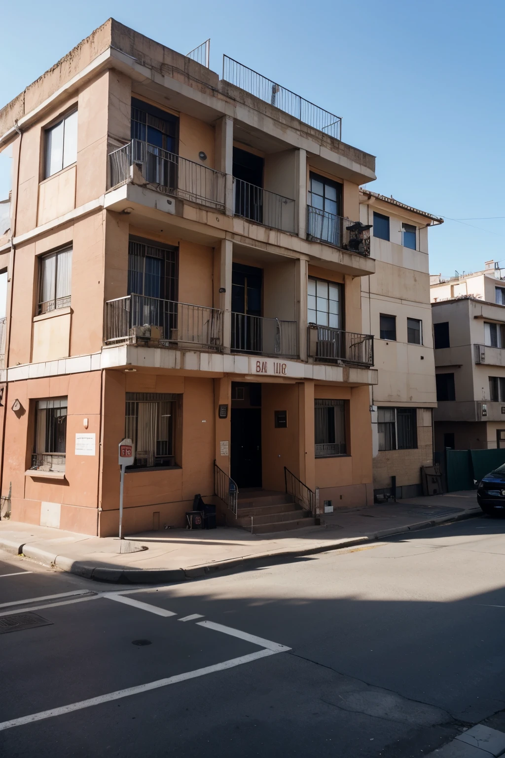 edificio biblioteca comunitaria en barrio precario 