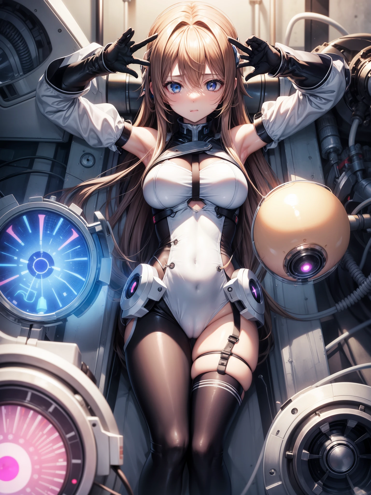 score_9、score_8_up、score_7_up、score_6_up、score_5_up、score_4_up、Source Anime、Expressiveh、、Split Horizon、Asuna \(sao\)、stop、Corruption、Black bodysuit、Constraintechanical fixation、Hypno Visor、Mind control、brainwashing、Pussy juice、Laboratory、Sex Machine、Milking machine、Breastfeeding、tube、tube、Front view、From above