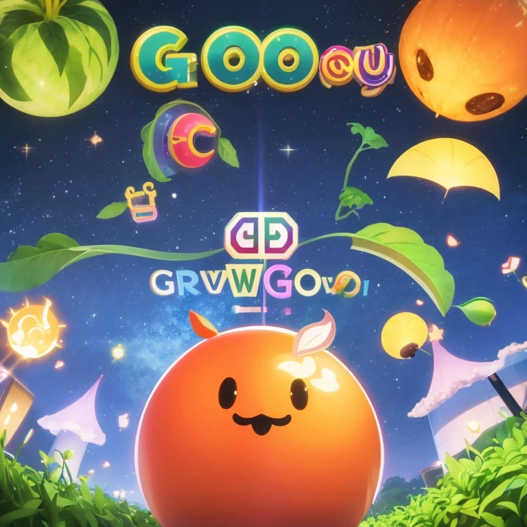 Make a logo that shows go grow glow foods