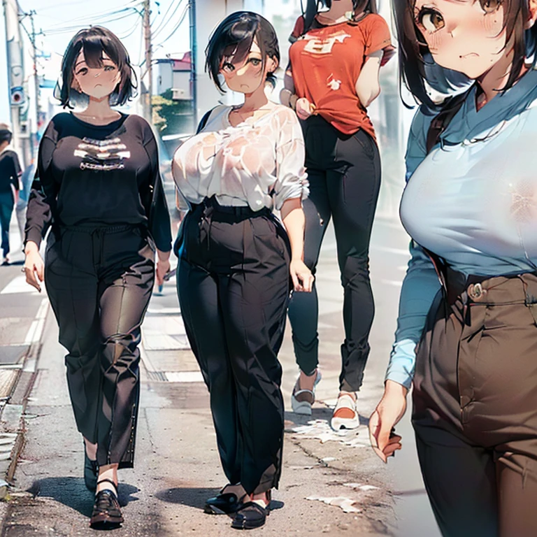 (must be follow these prompts:2),masterpiece, best quality, extremely detailed,photorealistic,(dry and harden seminal discharge united with her clothes:1.7),(one woman:2),(alone:1.5),(genuine japanese looks:1.5),(japanese pretty woman:1.5),(adult woman but girly looks:1.4),(girlish face:1.6),(casual clothes on:1.4),(adorable face:1.4),(in tokyo:1.4),(a little plump face:1.5),(a little tiny height:1.3),(a little fat legs:1.3),(a little short regs:1.2),(a little plump hip:1.3),(natural face:1.8),(hardened chino pants is vital for her:1.5),(remarkable hardened chino pants on:1.5),(usual face:1.6),(must be her chino pants on:1.5),(she looks like japanese idol:1.5),(do not cut out her clothes:1.5),(normal body structures:1.9),(displayed one woman on single picture:2),(irresistible voluptuous body style:1.5),(must be fully clothes on:1.8),(a little plump japanese woman:1.2),(viscously penetrated chino pants on her:1.3),(a little plumpy legs:1.3),(worst pennis ejaculated in her arsehole again and again but her chino pants on:1.7),(she is very tired to faint away but her clothes on:1.8),(she looks exhausted with viscously clothes on:1.8),(her booty is too frousy but her chino pants on:1.7),(viscously arsehole and vagina but her chino pants on:1.6),(she looks like a ta:1.7),(numerous cum in her vagina but her chino pants on:1.8),(unbelievably creampied but her chino pants on too much:1.8),(ejaculated in her pussy again and again but her chino pants on too much:1.9),(her vagina is like a seminal tunk but her chino pants on:1.3),(numerous cum in her chino pants too much:1.6),(too bad seminal odor:1.6),(numerous semen in her chino pants:1.8),(oldest cum remains inner chino pants too much:1.9),(her chino pants thoroughly penetrated with oldest semen and a little dried too much:1.6),(her inner chino pants is viscous:1.9),(her arsehole is creampied but her chino pants on:1.8),(her arsehole is baggy after annual sex but her chino pants on too much:1.9),(oldest seminal stains:2)