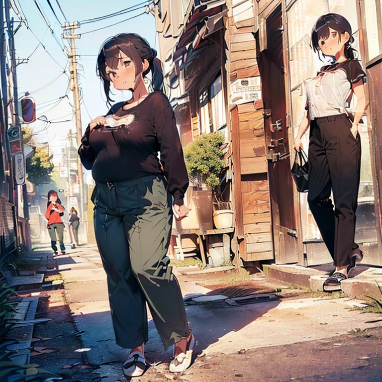 (must be follow these prompts:2),masterpiece, best quality, extremely detailed,photorealistic,(dry and harden seminal discharge united with her clothes:1.7),(one woman:2),(alone:1.5),(genuine japanese looks:1.5),(japanese pretty woman:1.5),(adult woman but girly looks:1.4),(girlish face:1.6),(casual clothes on:1.4),(adorable face:1.4),(in tokyo:1.4),(a little plump face:1.5),(a little tiny height:1.3),(a little fat legs:1.3),(a little short regs:1.2),(a little plump hip:1.3),(natural face:1.8),(hardened chino pants is vital for her:1.5),(remarkable hardened chino pants on:1.5),(usual face:1.6),(must be her chino pants on:1.5),(she looks like japanese idol:1.5),(do not cut out her clothes:1.5),(normal body structures:1.9),(displayed one woman on single picture:2),(irresistible voluptuous body style:1.5),(must be fully clothes on:1.8),(a little plump japanese woman:1.2),(viscously penetrated chino pants on her:1.3),(a little plumpy legs:1.3),(worst pennis ejaculated in her arsehole again and again but her chino pants on:1.7),(she is very tired to faint away but her clothes on:1.8),(she looks exhausted with viscously clothes on:1.8),(her booty is too frousy but her chino pants on:1.7),(viscously arsehole and vagina but her chino pants on:1.6),(she looks like a lolita:1.7),(numerous cum in her vagina but her chino pants on:1.8),(unbelievably creampied but her chino pants on too much:1.8),(ejaculated in her pussy again and again but her chino pants on too much:1.9),(her vagina is like a seminal tunk but her chino pants on:1.3),(numerous cum in her chino pants too much:1.6),(too bad seminal odor:1.6),(numerous semen in her chino pants:1.8),(oldest cum remains inner chino pants too much:1.9),(her chino pants thoroughly penetrated with oldest semen and a little dried too much:1.6),(her inner chino pants is viscous:1.9),(her arsehole is creampied but her chino pants on:1.8),(her arsehole is baggy after annual sex but her chino pants on too much:1.9),(oldest seminal stains:2)